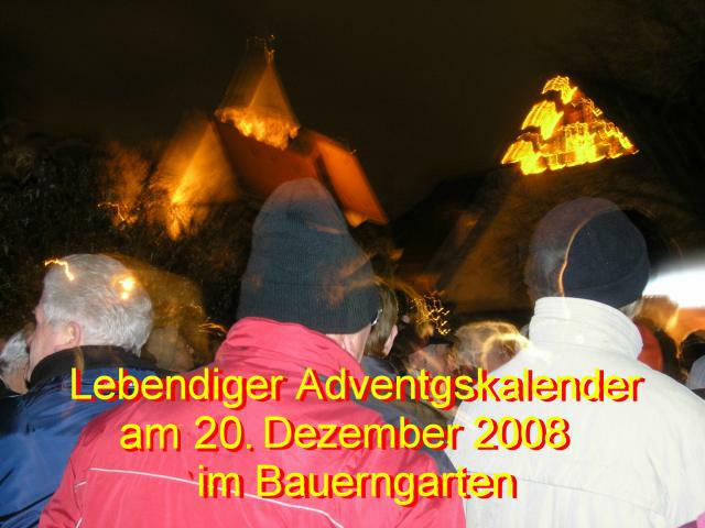 Lebendiger Adventskalender 2008